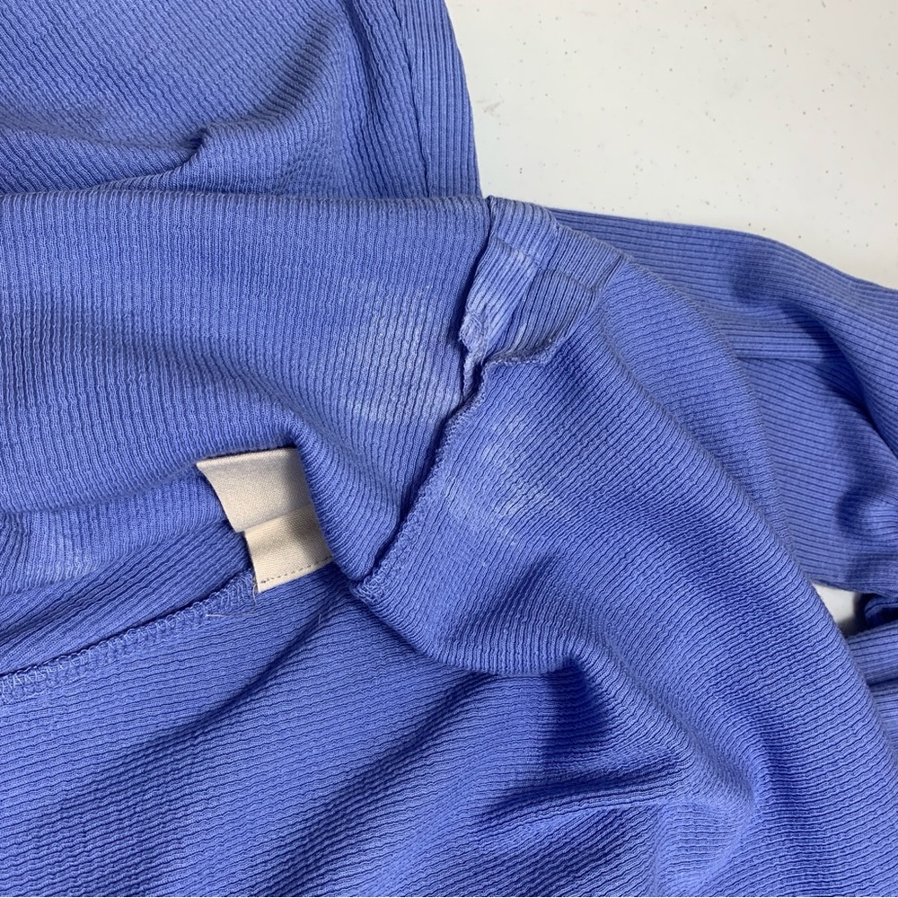 Soft Sorroundings Ribbed 3/4 sleeves Aria Dress in Persian Jewel—Medium - Picture 16 of 16